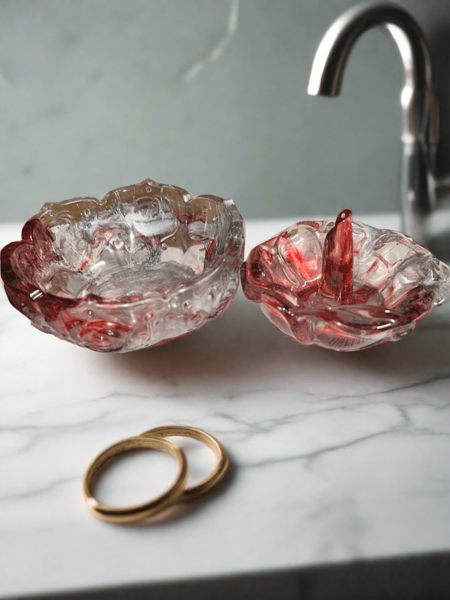 Ring holder and matching bowl - Butter Me Bliss LLC