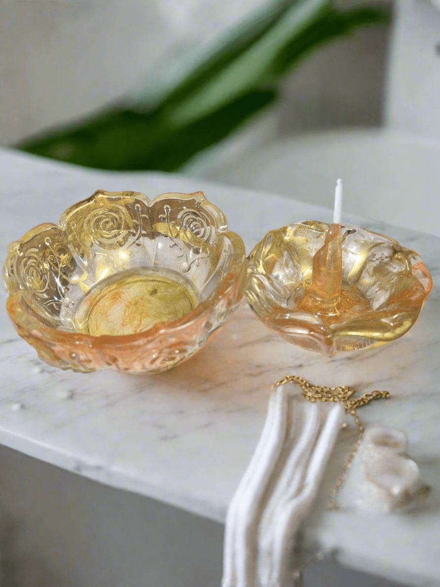 Ring holder and matching bowl - Butter Me Bliss LLC