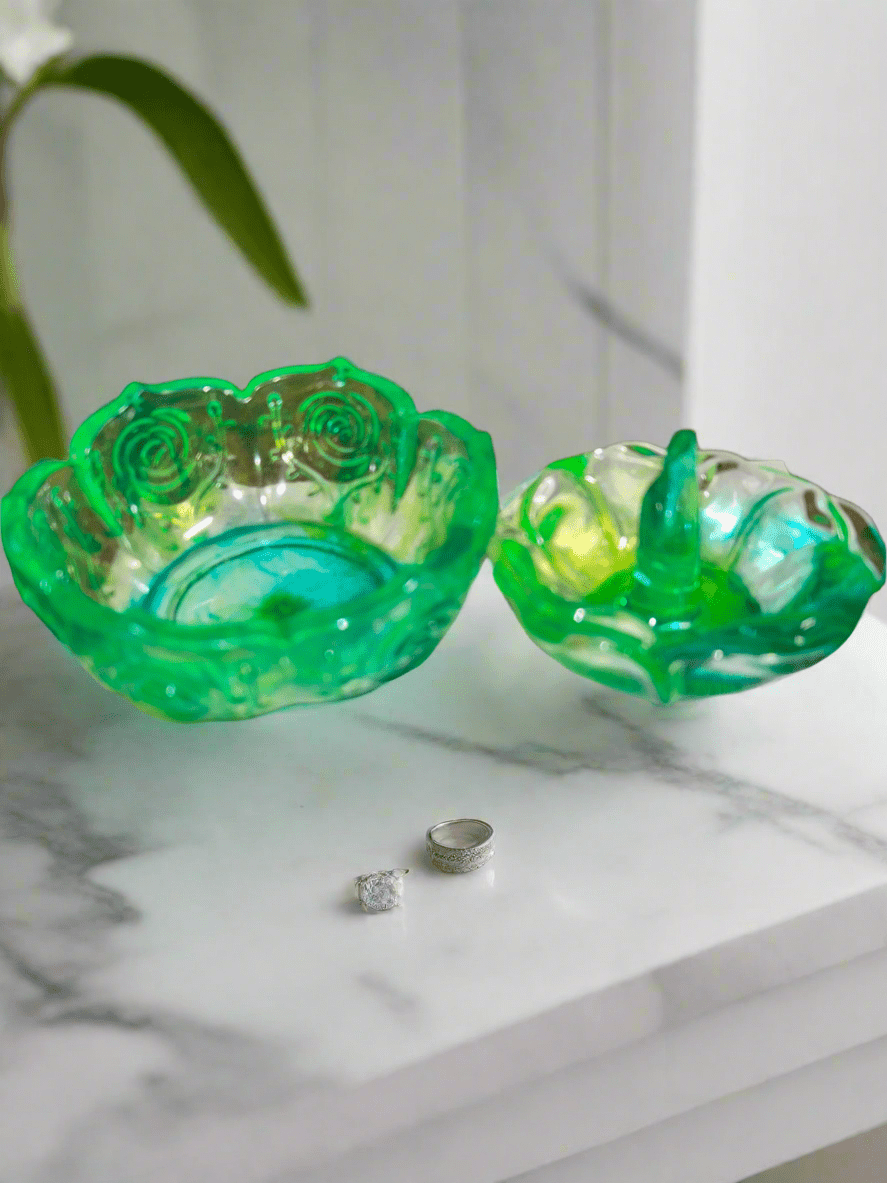 Ring holder and matching bowl - Butter Me Bliss LLC