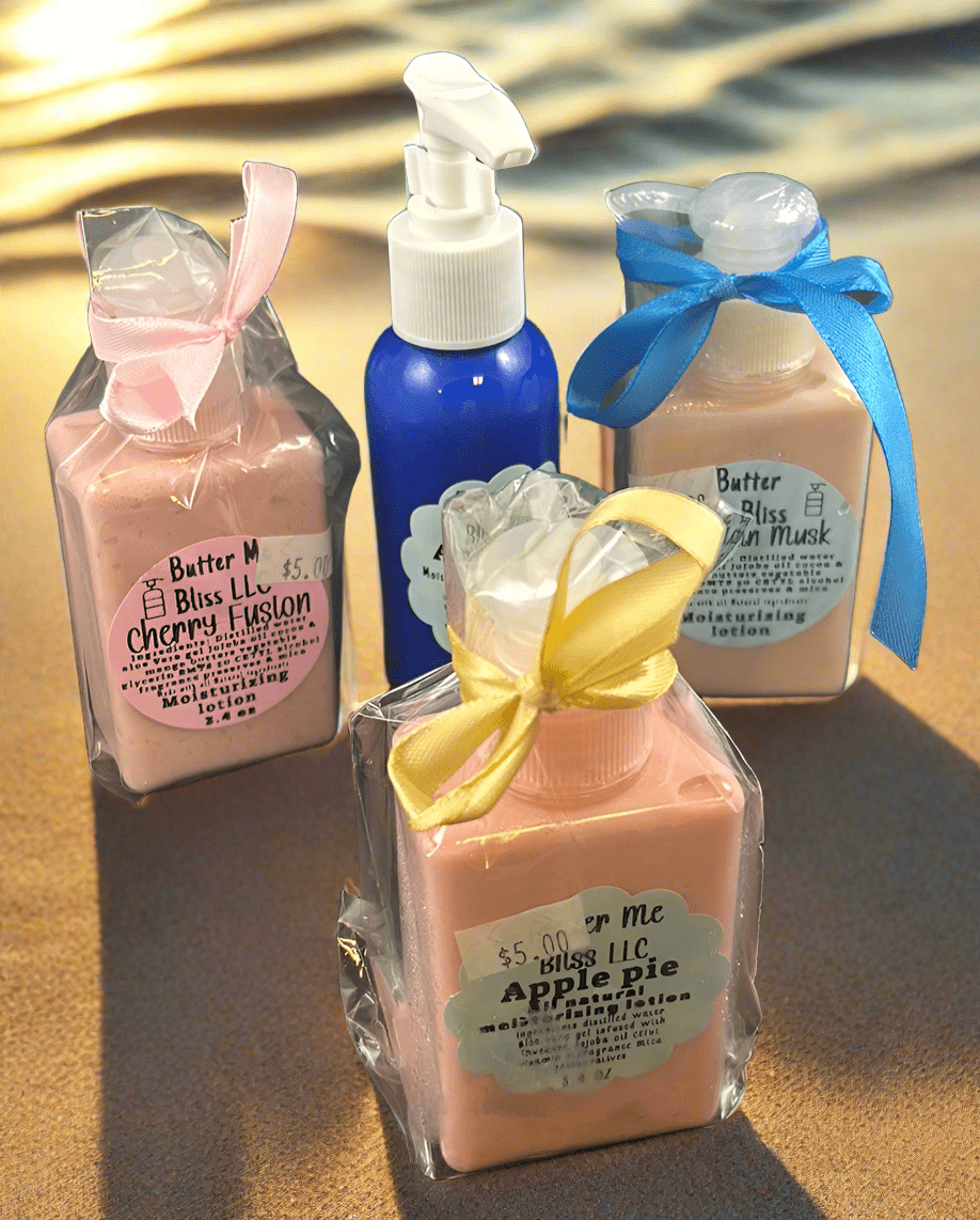 3.4 oz pump lotion with aloe Vera - Butter Me Bliss LLC