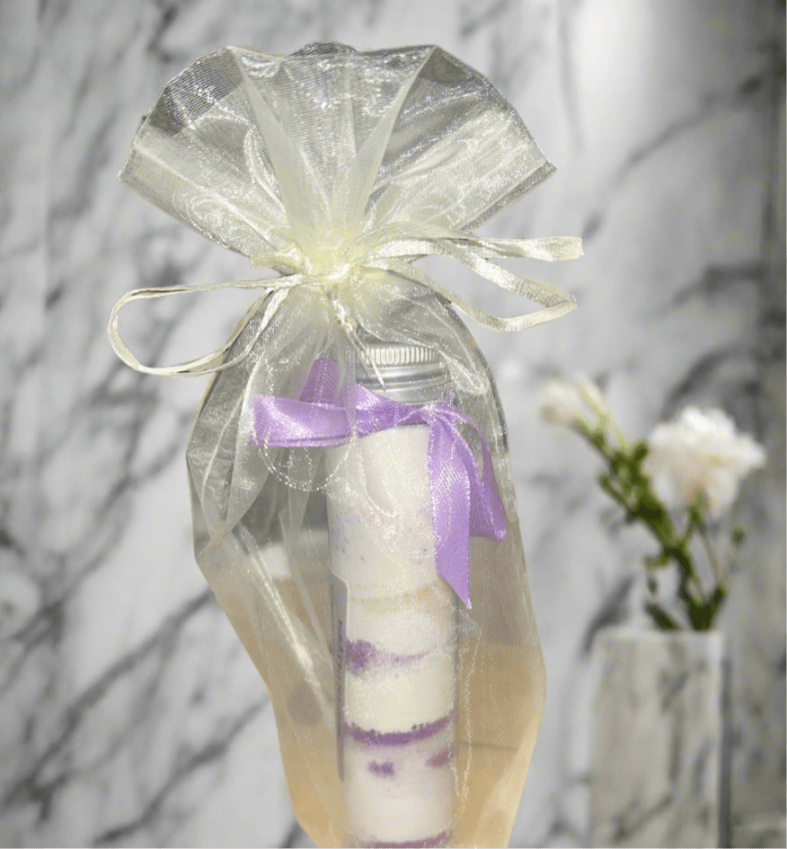 Bubble milk bath salts 4.oz 114.3 grams comes with bag to put in - Butter Me Bliss LLC