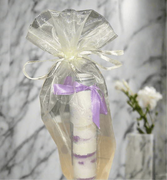 Bubble milk bath salts 4.oz 114.3 grams comes with bag to put in - Butter Me Bliss LLC