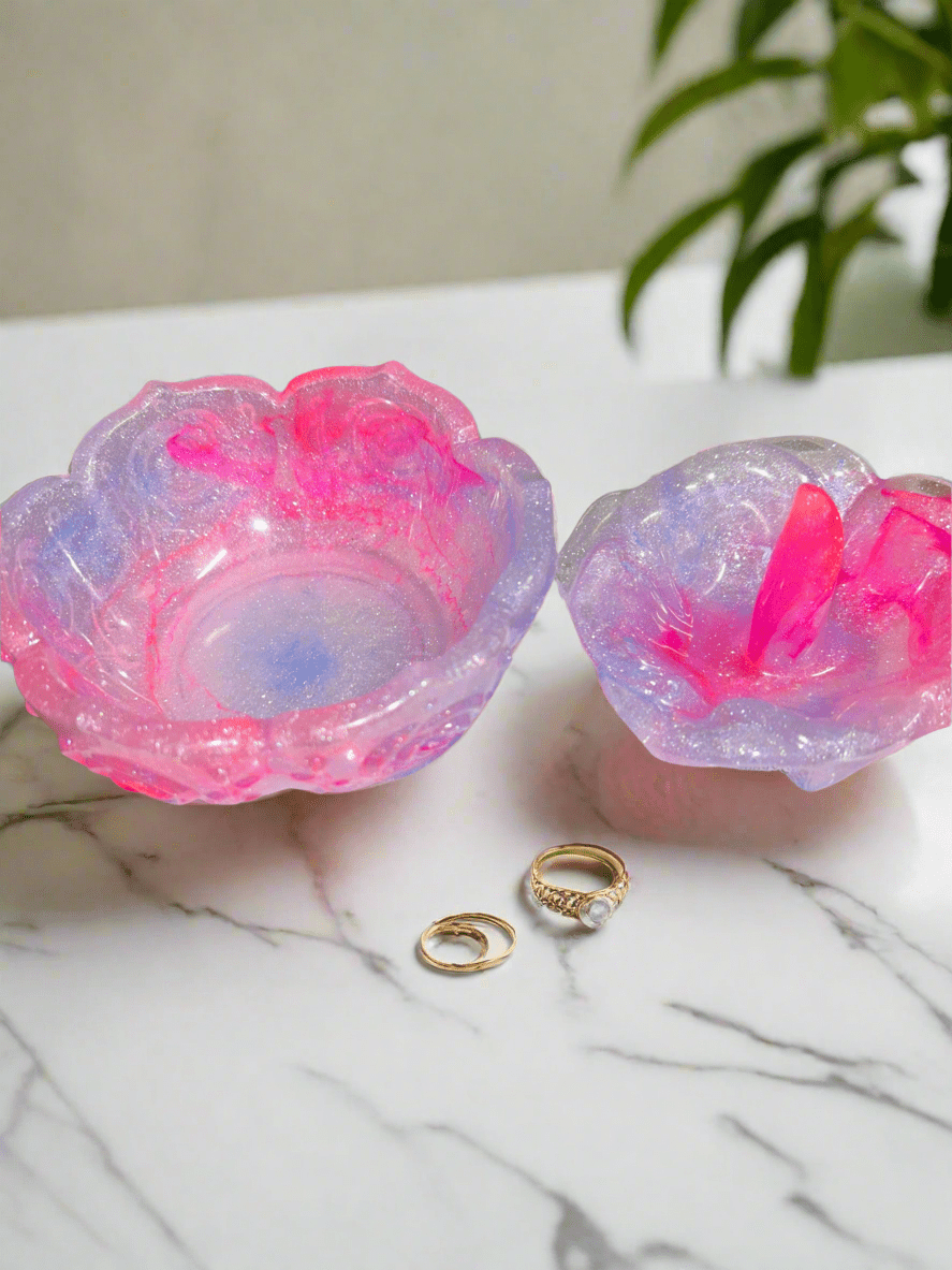 Ring holder and matching bowl - Butter Me Bliss LLC