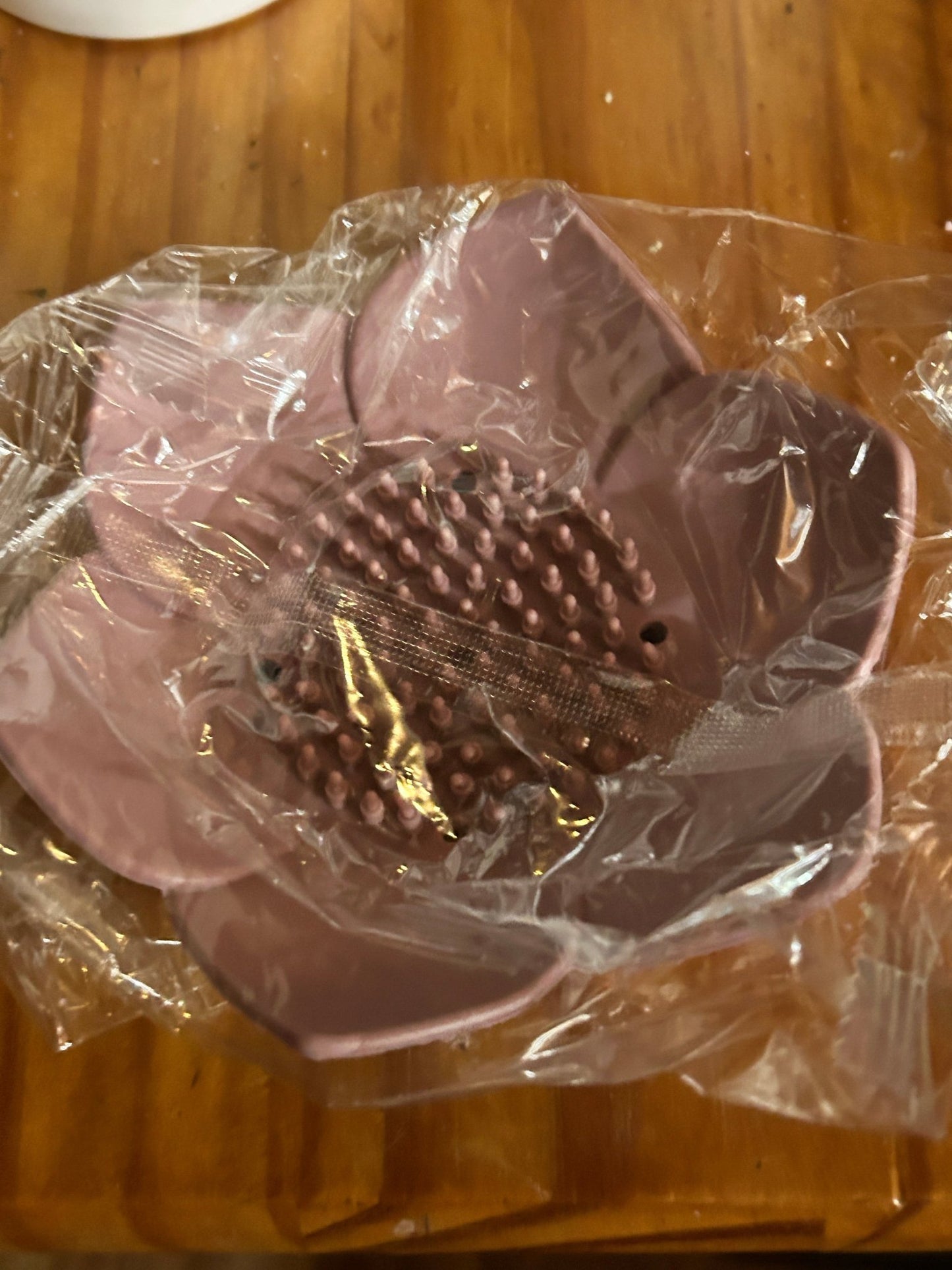 Lotus shower steamer and silicone soap tray self draining - Butter Me Bliss LLC