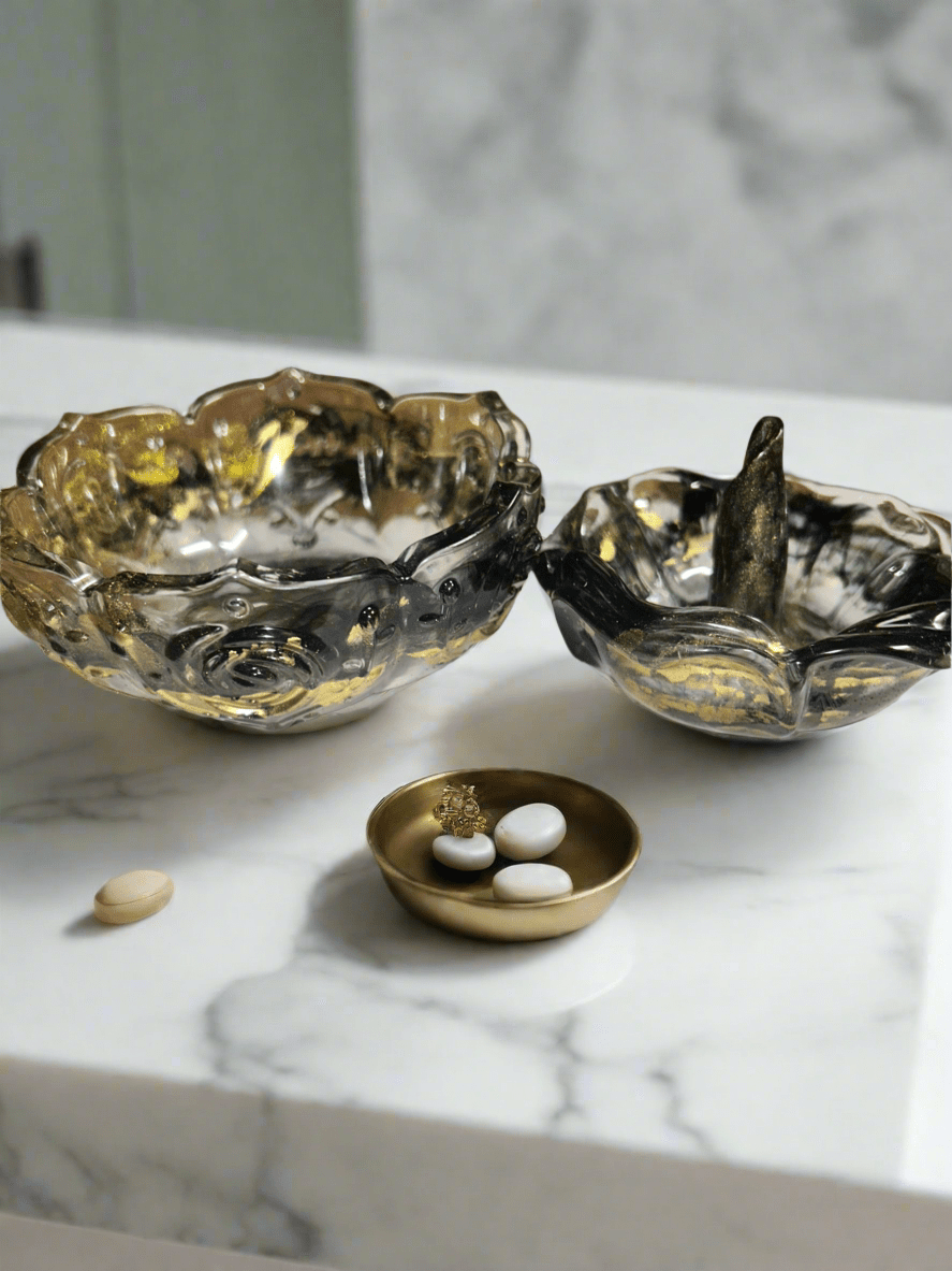 Ring holder and matching bowl - Butter Me Bliss LLC