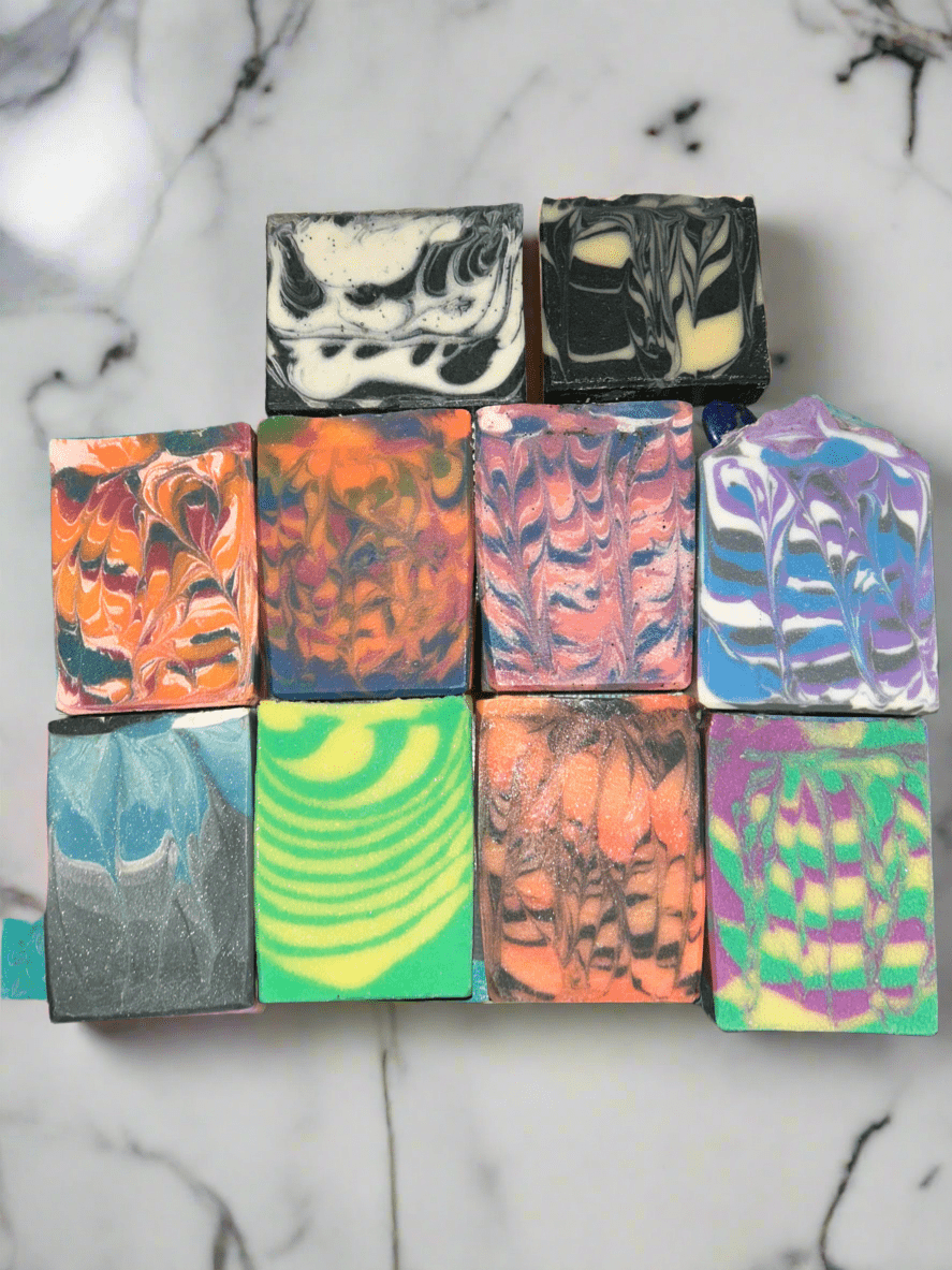 Cold processed soap all natural 23 + ounces 6 Bars - Butter Me Bliss LLC
