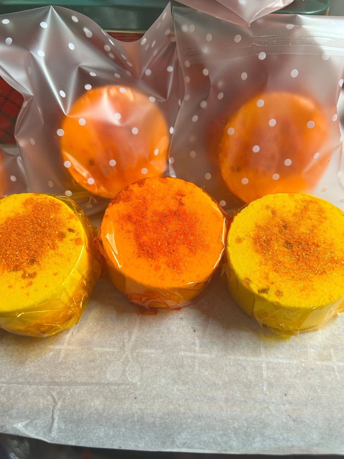 Whipped foaming salt and jojoba bead scrub samples - Butter Me Bliss LLC
