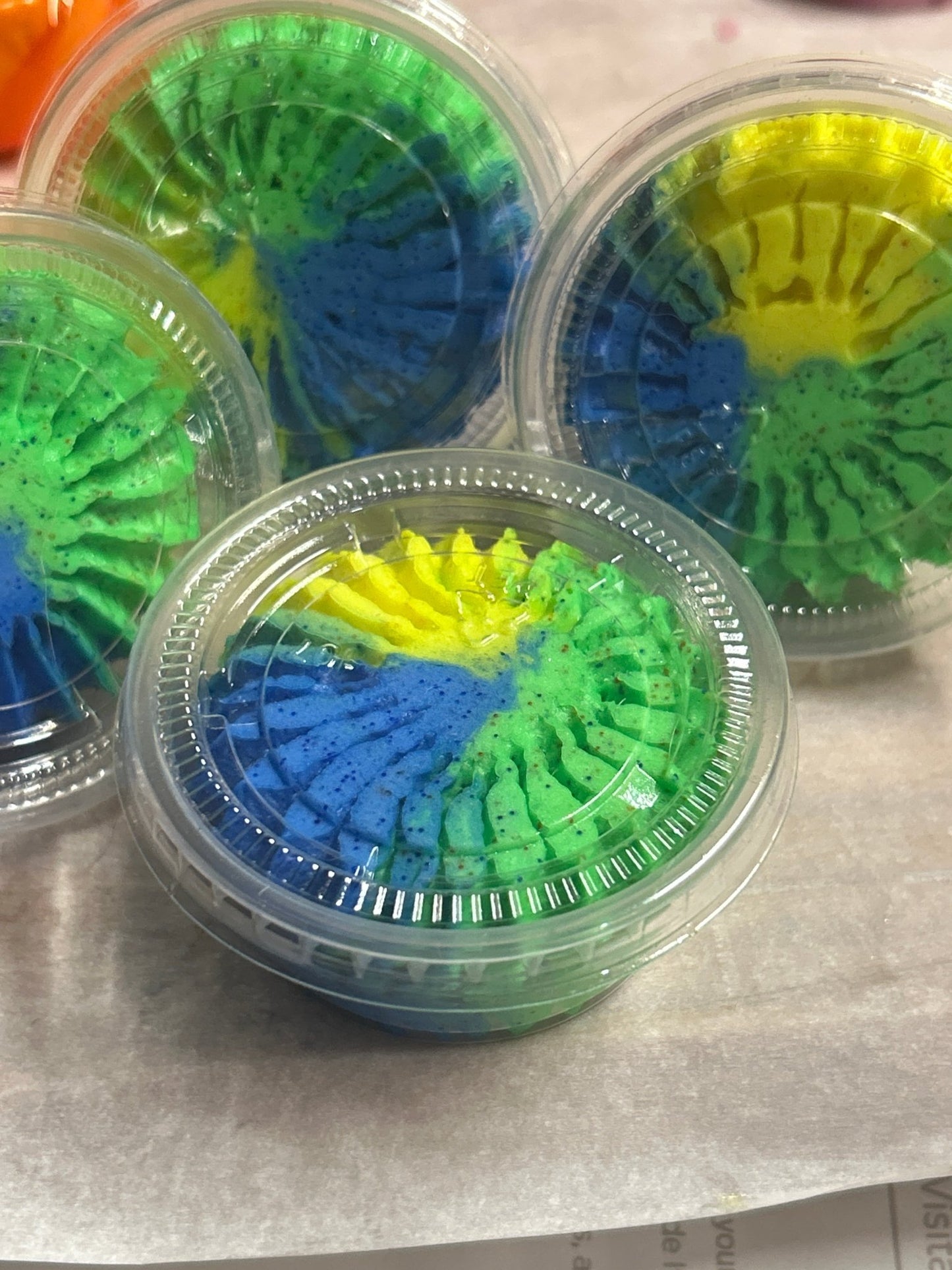Whipped foaming salt and jojoba bead scrub samples - Butter Me Bliss LLC