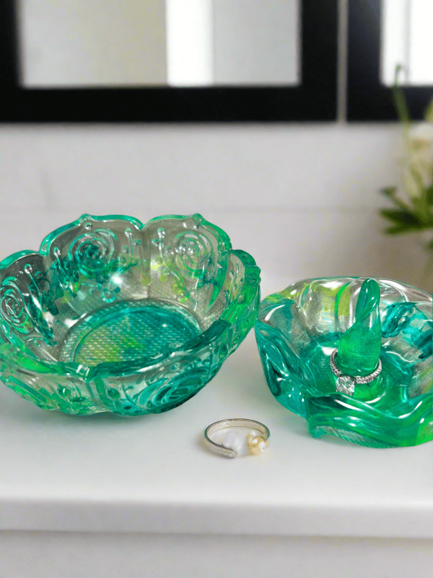 Ring holder and matching bowl - Butter Me Bliss LLC