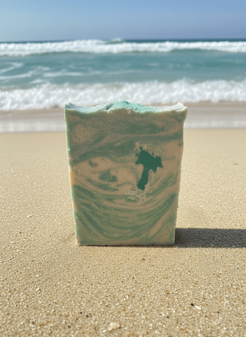 Sea salt bar with coconut milk clay and silk - Butter Me Bliss LLC