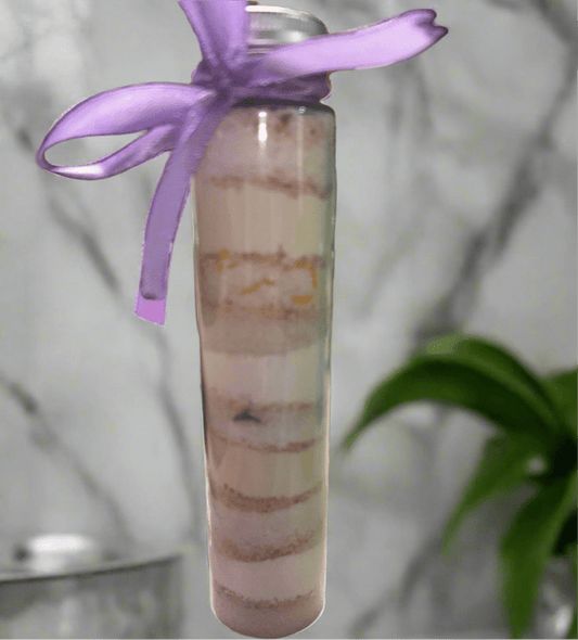 Bubble milk bath salts 4.oz 114.3 grams comes with bag to put in - Butter Me Bliss LLC