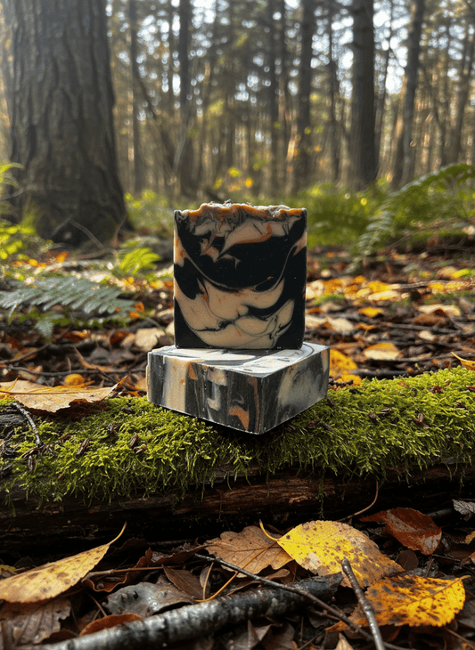 Extra large black and white soap - Butter Me Bliss LLC