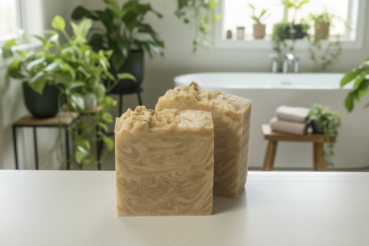 Turmeric & coconut milk face bar with calendula - Butter Me Bliss LLC