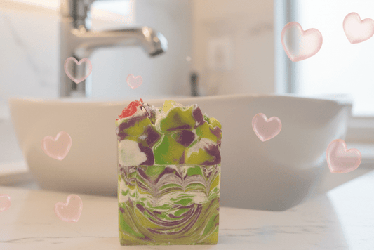 Love spell soap with frosting - Butter Me Bliss LLC