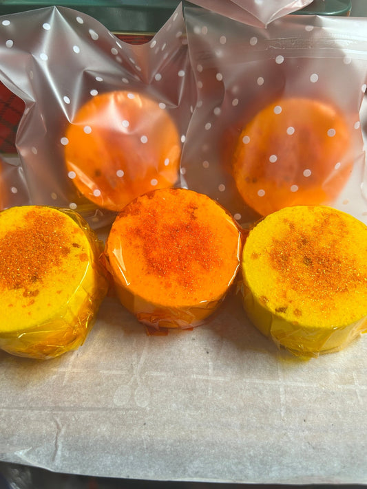 Whipped foaming salt and jojoba bead scrub samples - Butter Me Bliss LLC