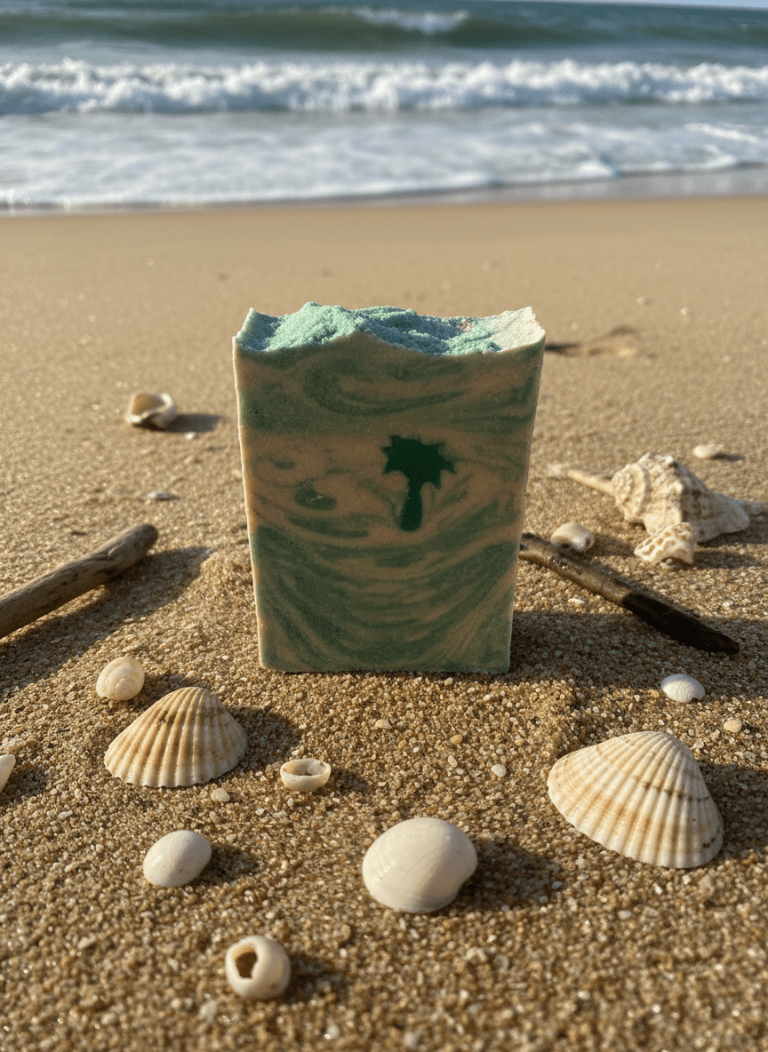 Sea salt bar with coconut milk clay and silk - Butter Me Bliss LLC