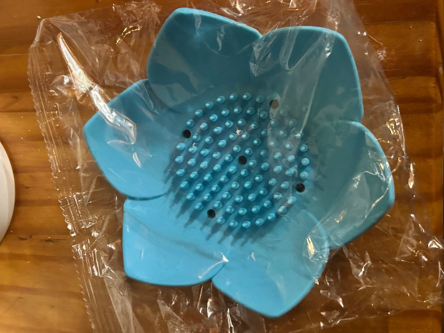Lotus shower steamer and silicone soap tray self draining - Butter Me Bliss LLC