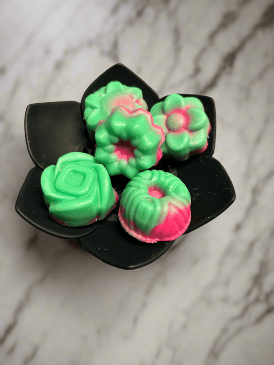 Lotus shaped soap dish with small soaps - Butter Me Bliss LLC